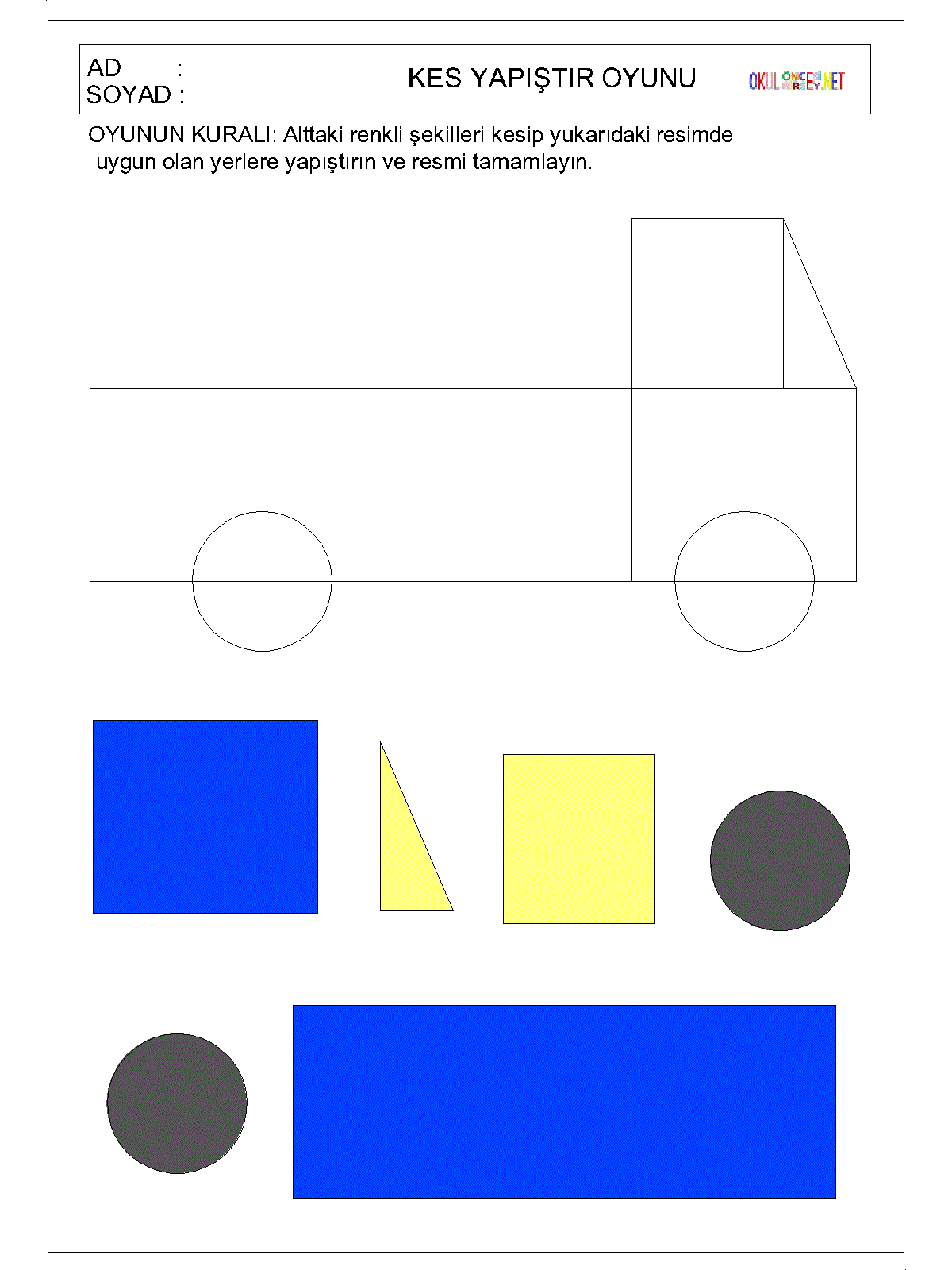 okul öncesi çocuklar için Sayı Sayma çalışma sayfaları