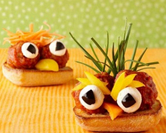 köfteden kuş yapma