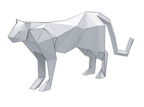 Çocuklar İçin  3D Kağıt Katlama  