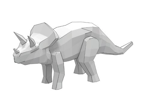 Çocuklar İçin  3D Kağıt Katlama  