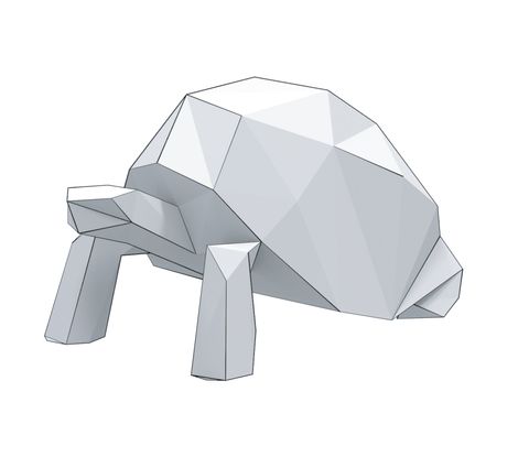 Çocuklar İçin  3D Kağıt Katlama  