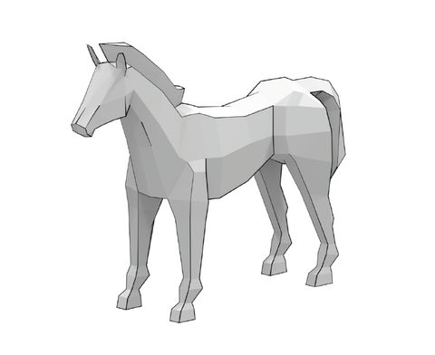 Çocuklar İçin  3D Kağıt Katlama  