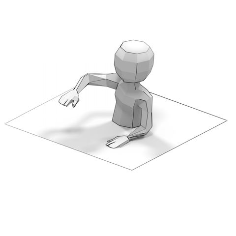 Çocuklar İçin  3D Kağıt Katlama  