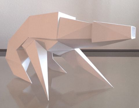 Çocuklar İçin  3D Kağıt Katlama  