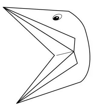 Çocuklar İçin  Origami Şablonu  