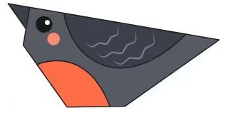 Çocuklar İçin  Origami Şablonu  