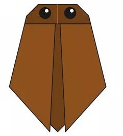 Çocuklar İçin  Origami Şablonu  
