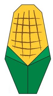 Çocuklar İçin  Origami Şablonu  