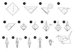 Çocuklar İçin  Origami Şablonu  