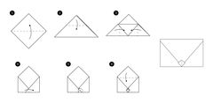 Çocuklar İçin  Origami Şablonu  