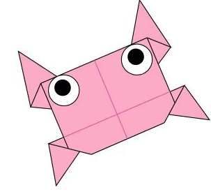 Çocuklar İçin  Origami Şablonu  