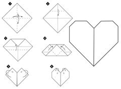Çocuklar İçin  Origami Şablonu  