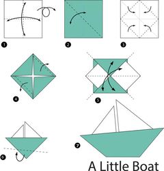 Çocuklar İçin  Origami Şablonu  