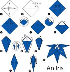 Çocuklar İçin  Origami Şablonu  