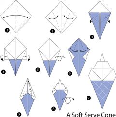 Çocuklar İçin  Origami Şablonu  