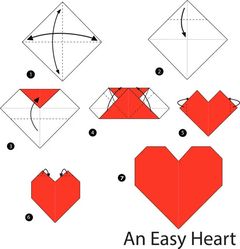 Çocuklar İçin  Origami Şablonu  