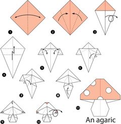 Çocuklar İçin  Origami Şablonu  
