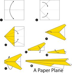 Çocuklar İçin  Origami Şablonu  