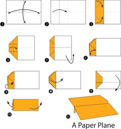 Çocuklar İçin  Origami Şablonu  