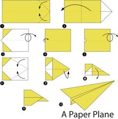 Çocuklar İçin  Origami Şablonu  