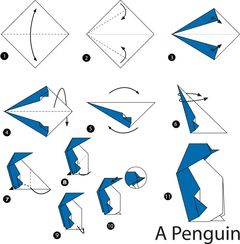 Çocuklar İçin  Origami Şablonu  