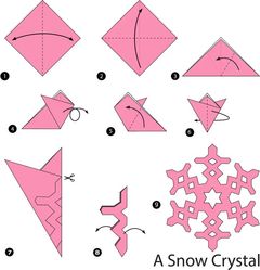 Çocuklar İçin  Origami Şablonu  