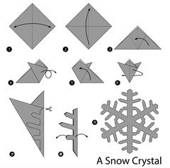 Çocuklar İçin  Origami Şablonu  