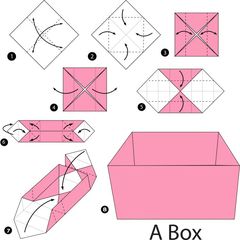 Çocuklar İçin  Origami Şablonu  