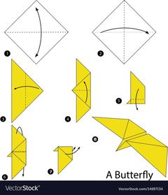 Çocuklar İçin  Origami Şablonu  