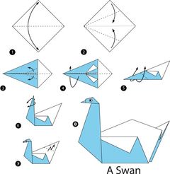 Çocuklar İçin  Origami Şablonu  