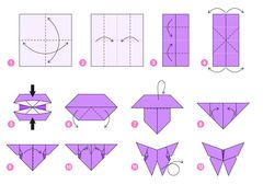 Çocuklar İçin  Origami Şablonu  