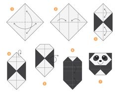 Çocuklar İçin  Origami Şablonu  
