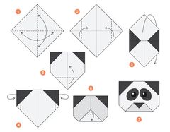 Çocuklar İçin  Origami Şablonu  