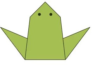 Çocuklar İçin  Origami Şablonu  