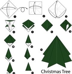 Çocuklar İçin  Origami Şablonu  