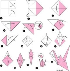 Çocuklar İçin  Origami Şablonu  