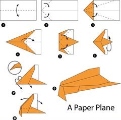 Çocuklar İçin  Origami Şablonu  