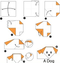 Çocuklar İçin  Origami Şablonu  