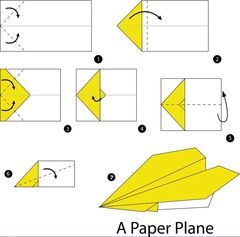 Çocuklar İçin  Origami Şablonu  