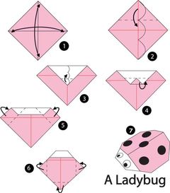 Çocuklar İçin  Origami Şablonu  