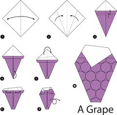 Çocuklar İçin  Origami Şablonu  