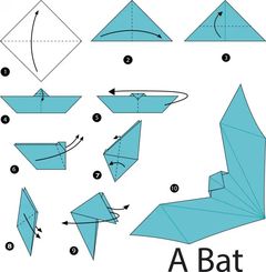 Çocuklar İçin  Origami Şablonu  