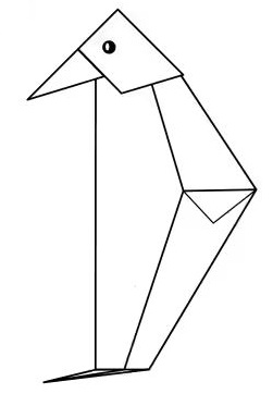 Çocuklar İçin  Origami Şablonu  