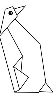 Çocuklar İçin  Origami Şablonu  