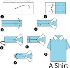 Çocuklar İçin  Origami Şablonu  