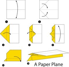 Çocuklar İçin  Origami Şablonu  