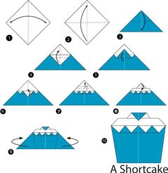 Çocuklar İçin  Origami Şablonu  