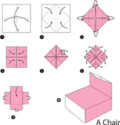 Çocuklar İçin  Origami Şablonu  