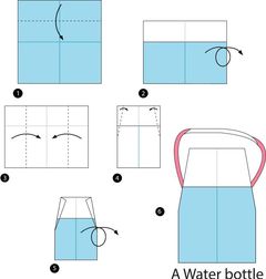 Çocuklar İçin  Origami Şablonu  