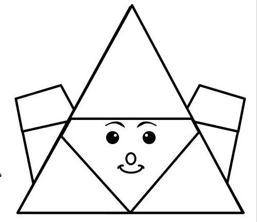 Çocuklar İçin  Origami Şablonu  